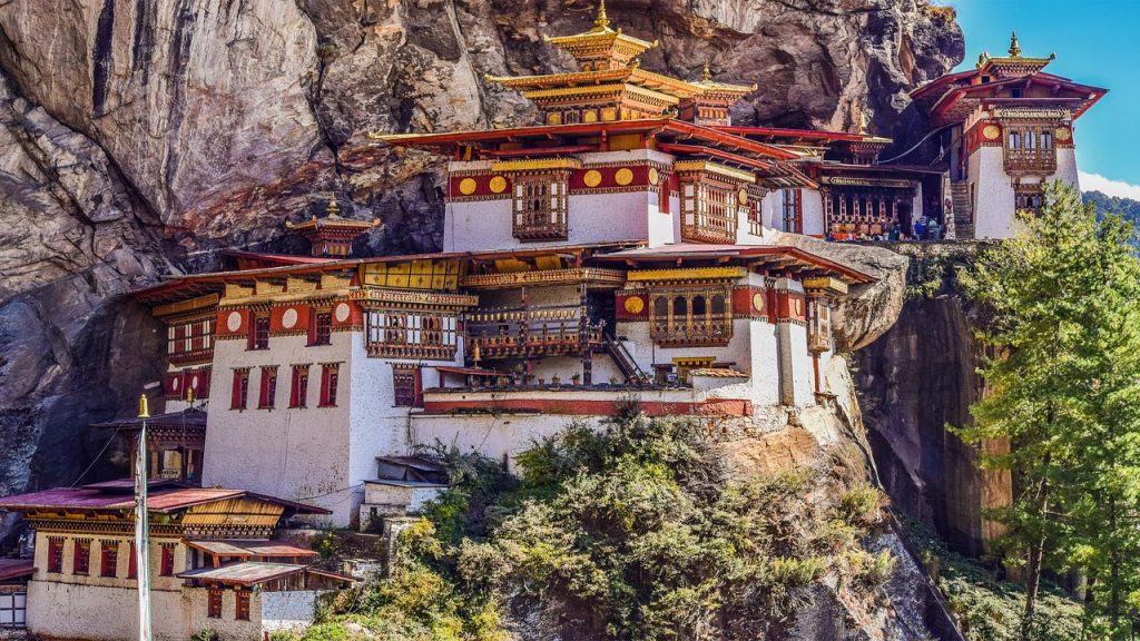 Tigers nest, Monastery, Bhutan, overseas adventure travel 2024