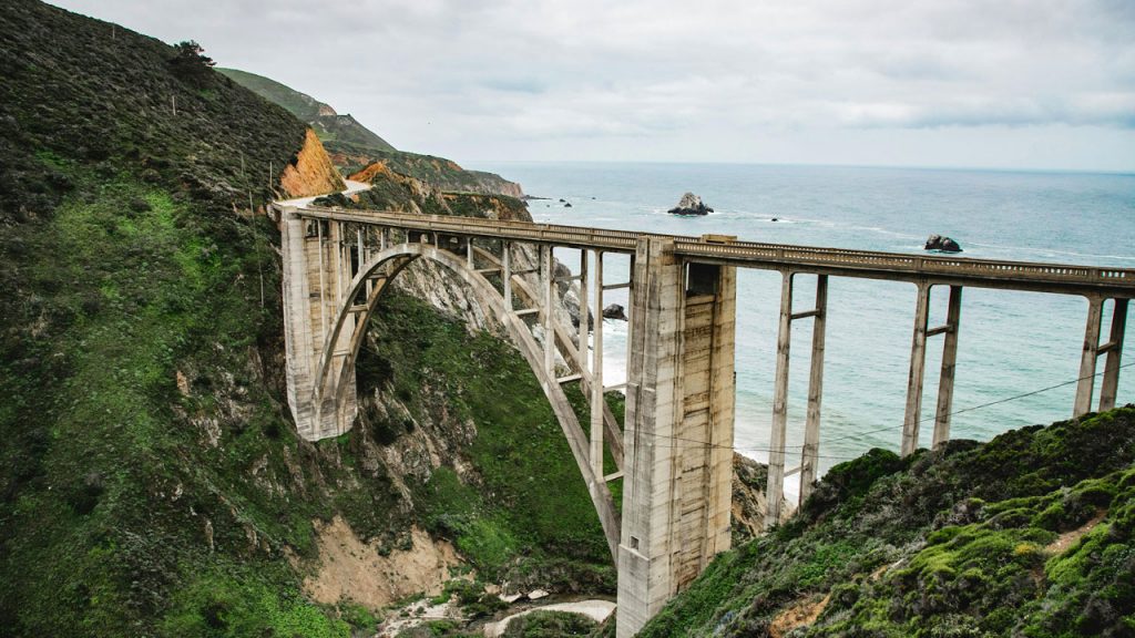 Bixby Creek Bridge on the Big Sur, best place to visit in california