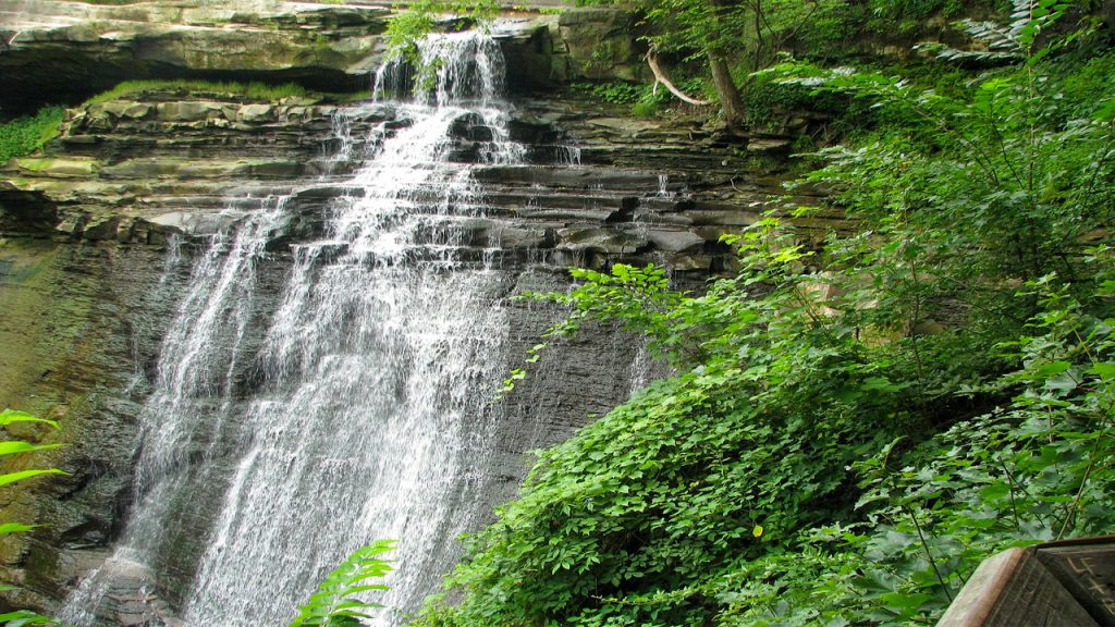 Cuyahoga valley national park, Brandywine falls, romantic vacation spots in Ohio
