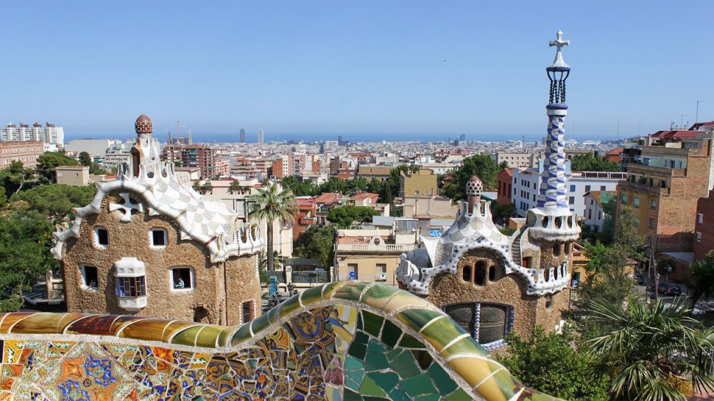Parc güell, Gaudí, Barcelona, best travel destinations in October